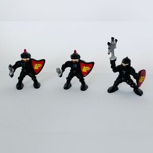 Vintage Fisher-Price Great Adventures Dragon Knights (3) - Black Armor 1994/1995